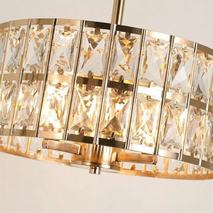 Plafonnier LED cristal bouquet – doré ou argenté