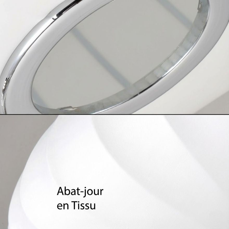 Lustre cocon blanc moderne – 4 tailles