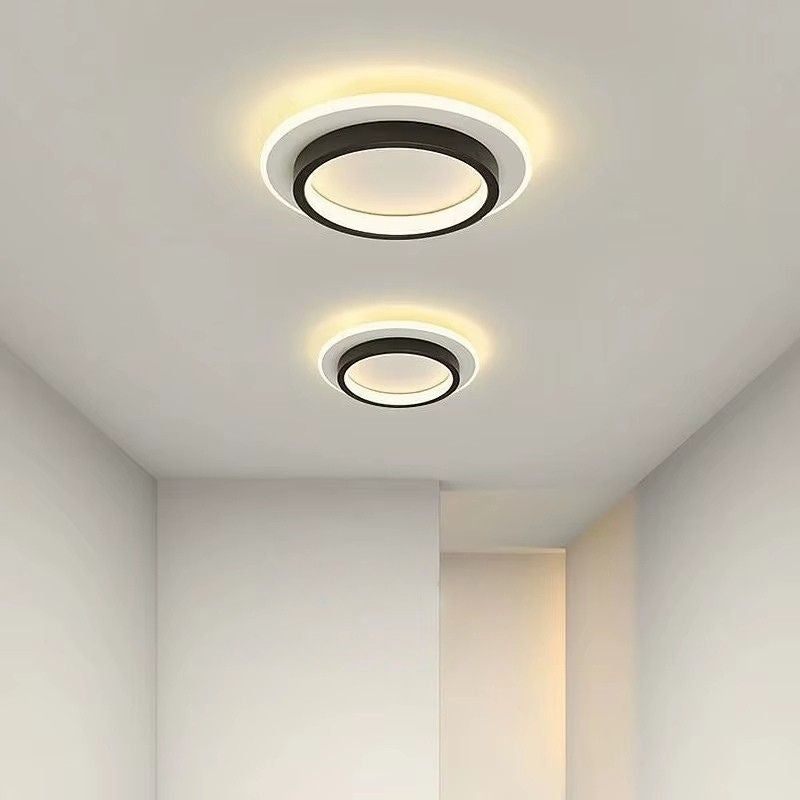 Plafonnier LED rond nordique – anneau décoratif 20 cm