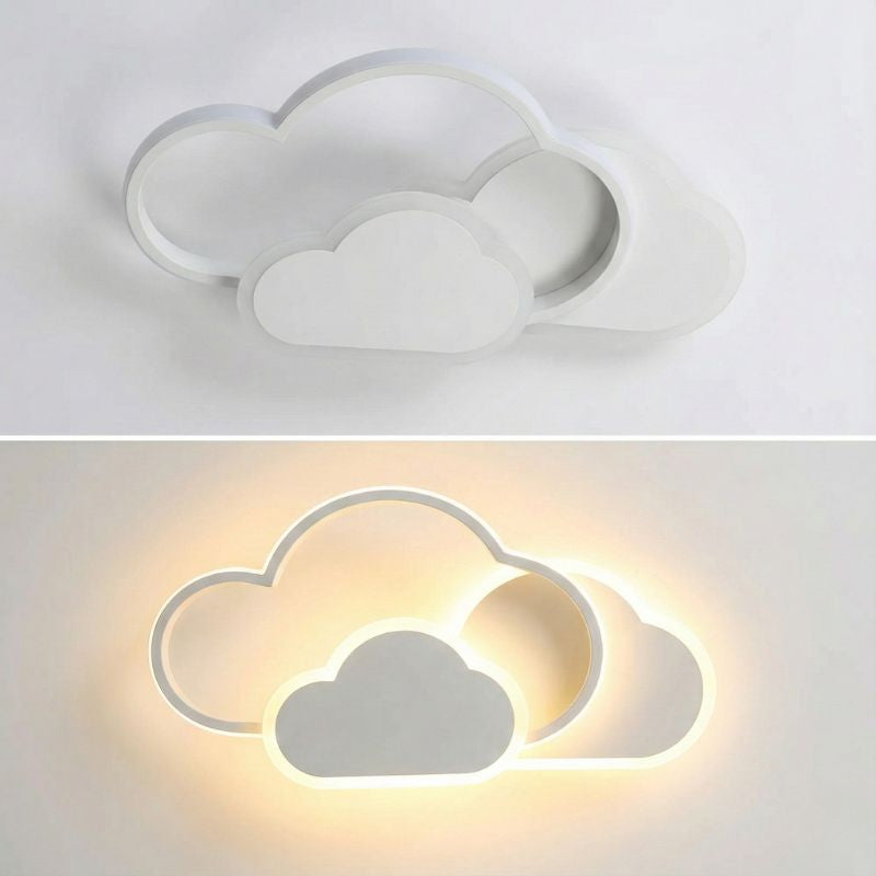 Plafonnier LED nuage blanc dimmable – 32 W