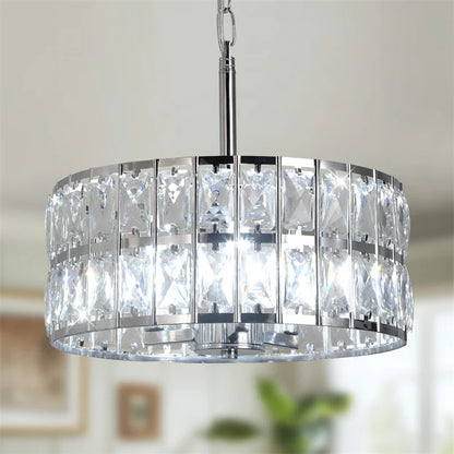 Plafonnier LED cristal bouquet – doré ou argenté