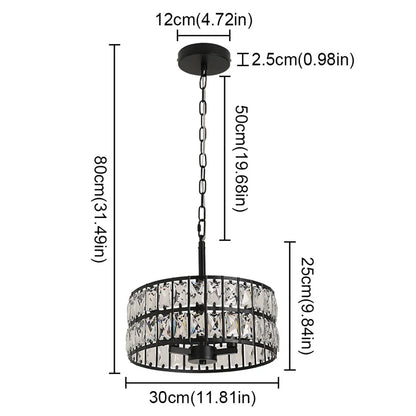Plafonnier LED cristal bouquet – doré ou argenté