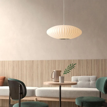 Lustre cocon blanc moderne – 4 tailles