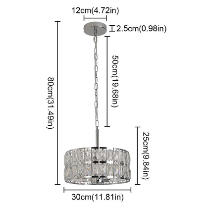 Plafonnier LED cristal bouquet – doré ou argenté
