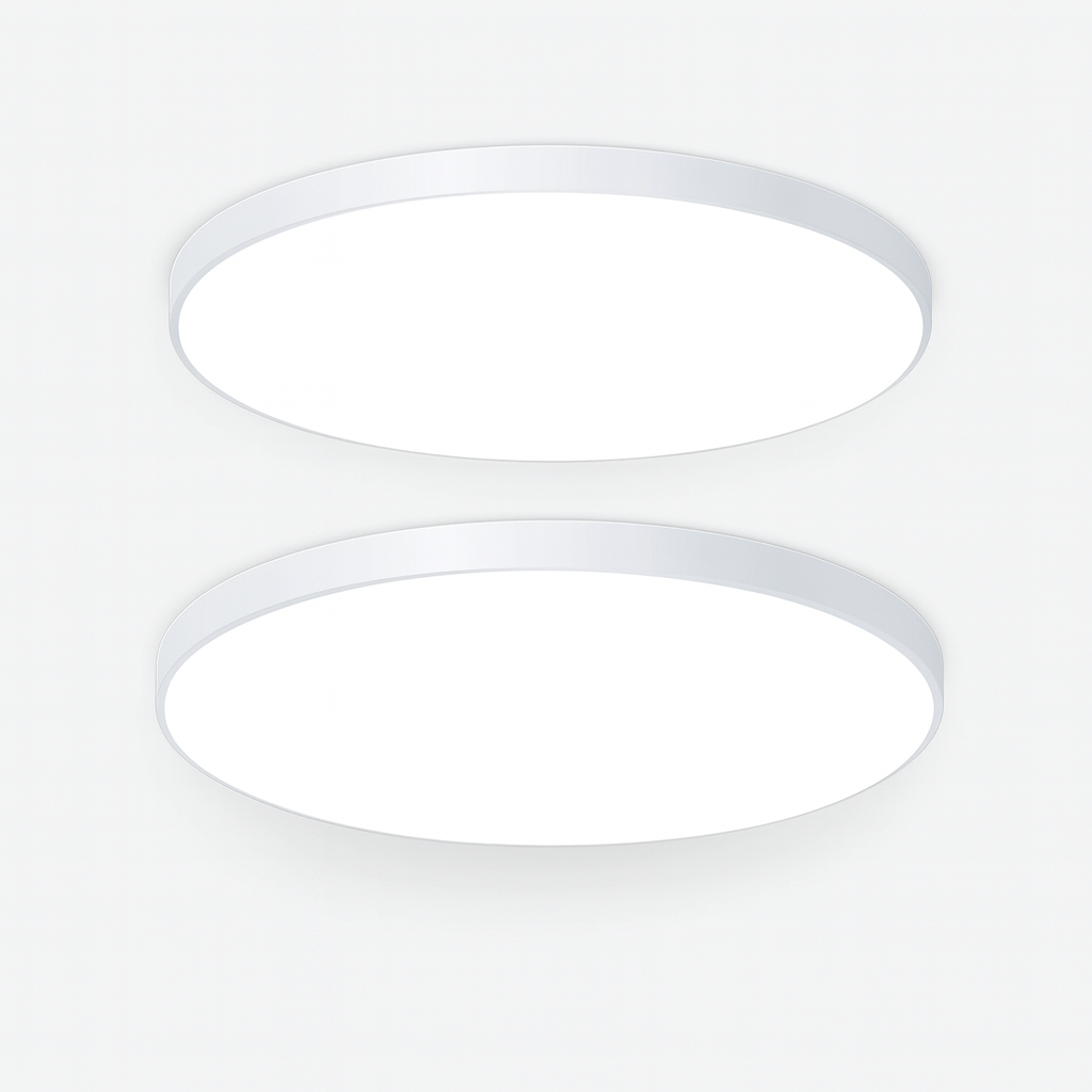 Plafonnier LED rond intelligent blanc design – Télécommande & APP