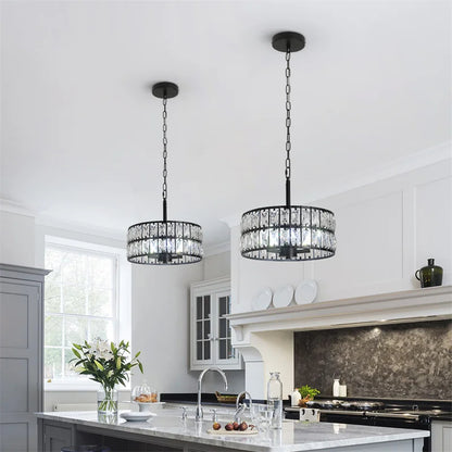 Plafonnier LED cristal bouquet – doré ou argenté